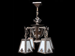 Arts and Crafts Period - Four Light Chandelier