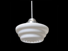 Art Deco Globe Pendent Light - Mid-Century