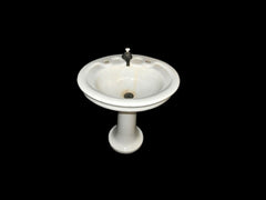 J.L.Mott Co. Oval Pedestal Sink c. 1908