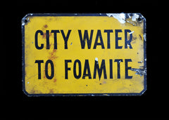 City Water Sign